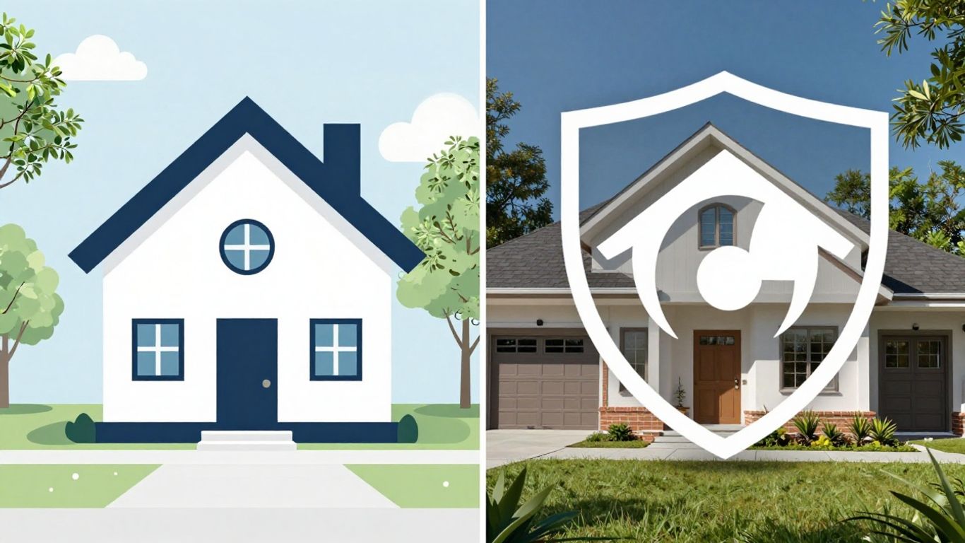 Comparación visual de seguros de hogar Tuio y Caser.