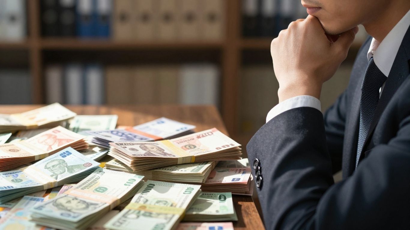 Persona pensando en dinero de bHIP.