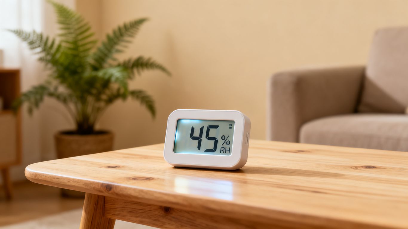 Monitoring humidity in living spaces