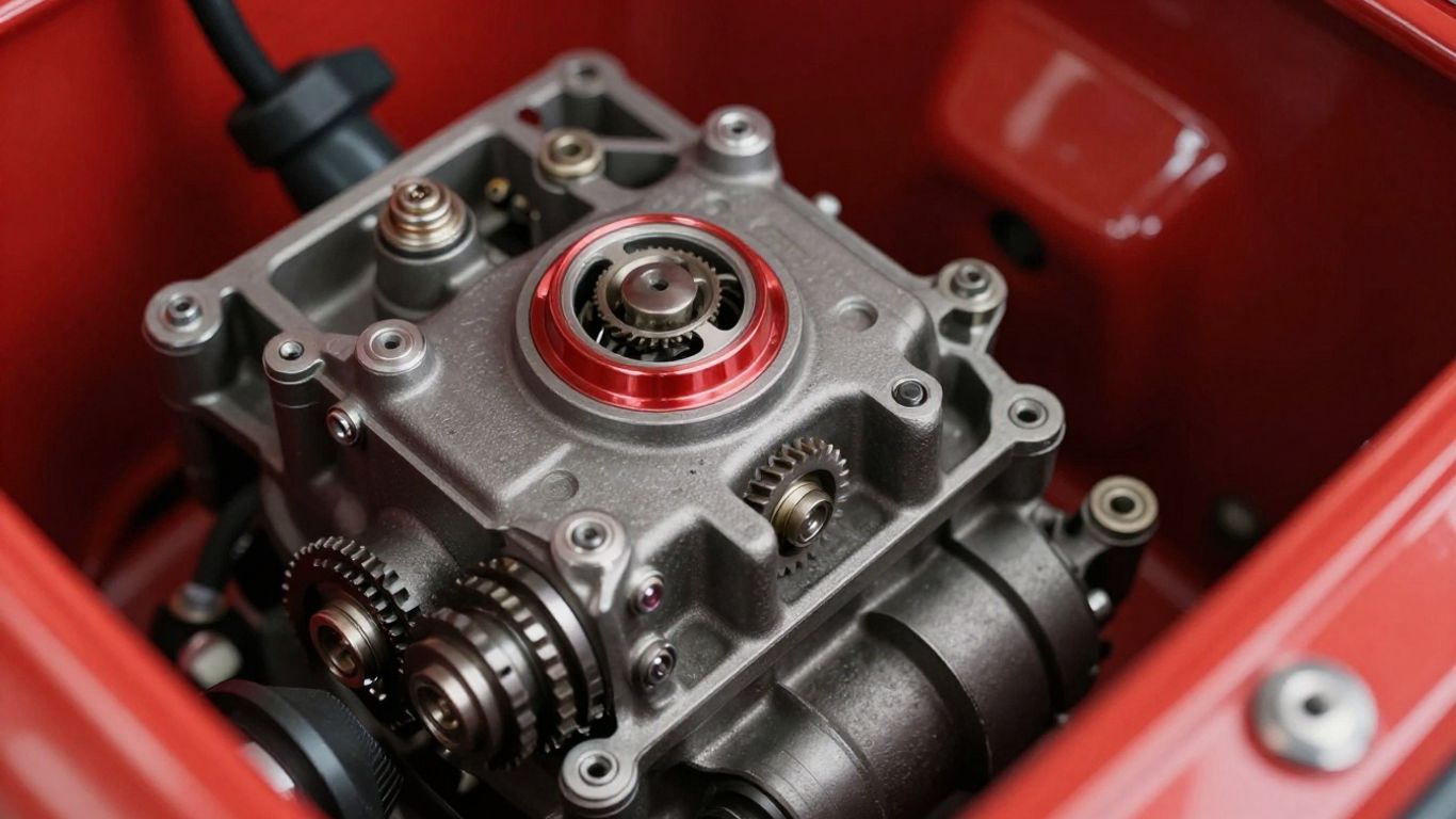 Fiat 500 gearbox close-up
