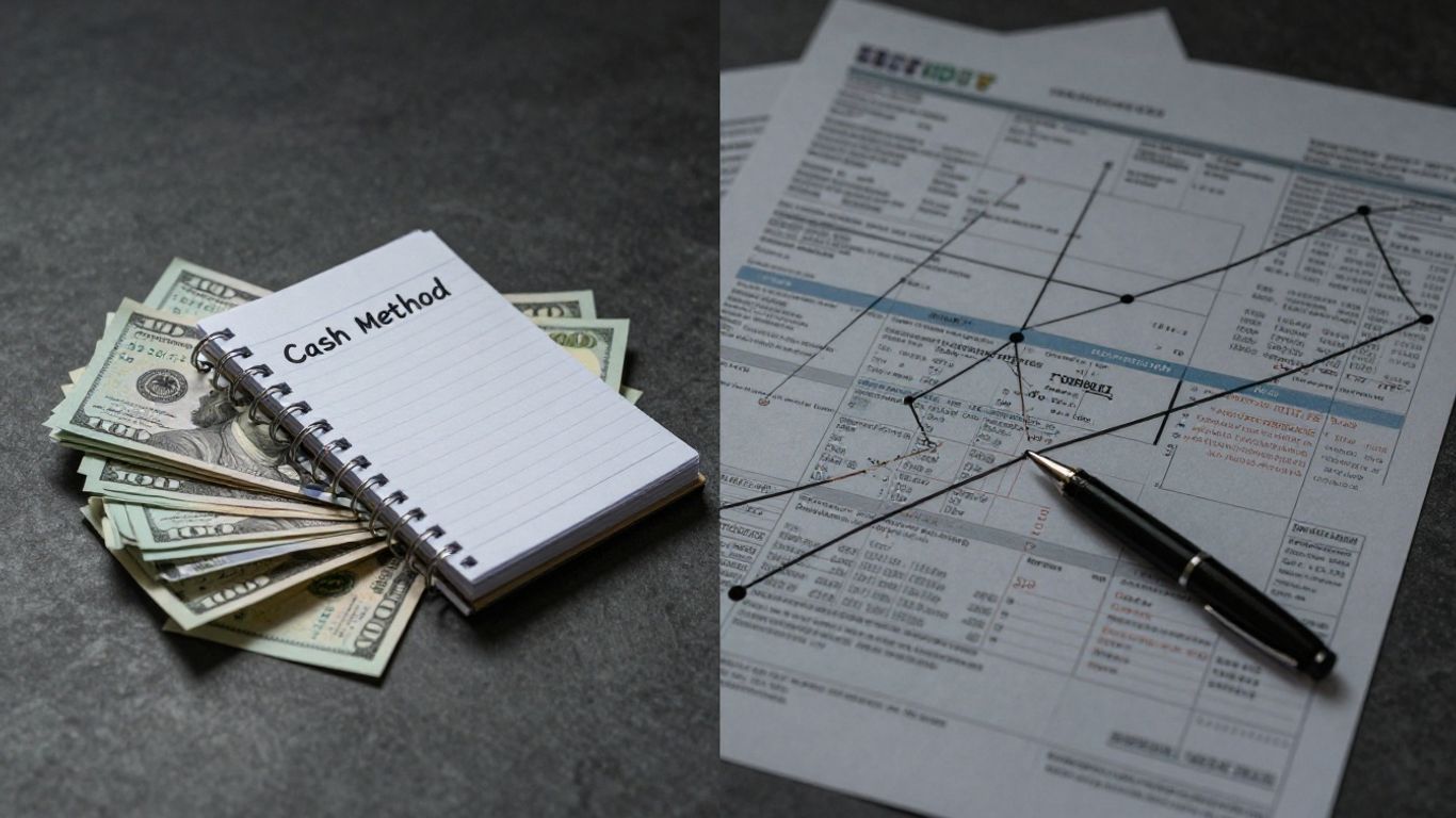 Cash and accrual accounting methods comparison
