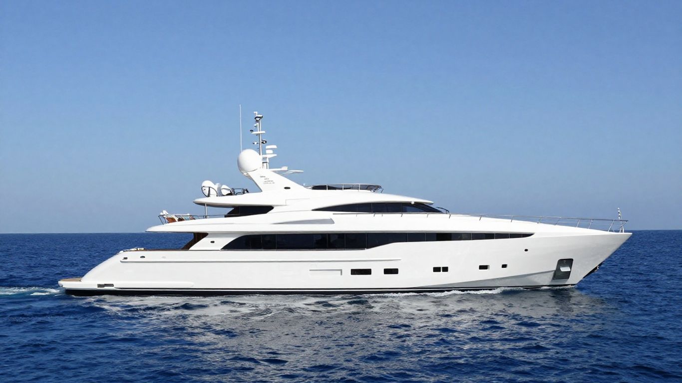 AKYACHTS NB012 superyacht sailing on the ocean.
