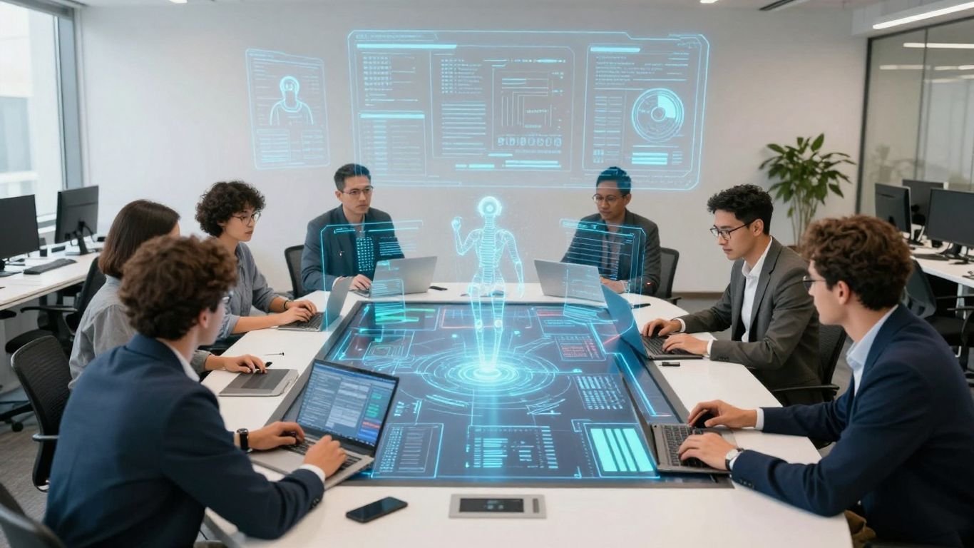 AI agent working on analytics