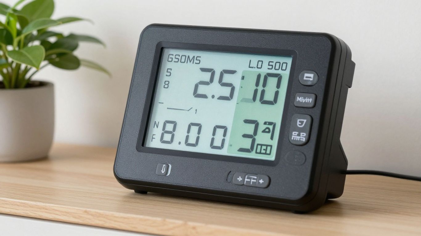 Hygrometer testing air