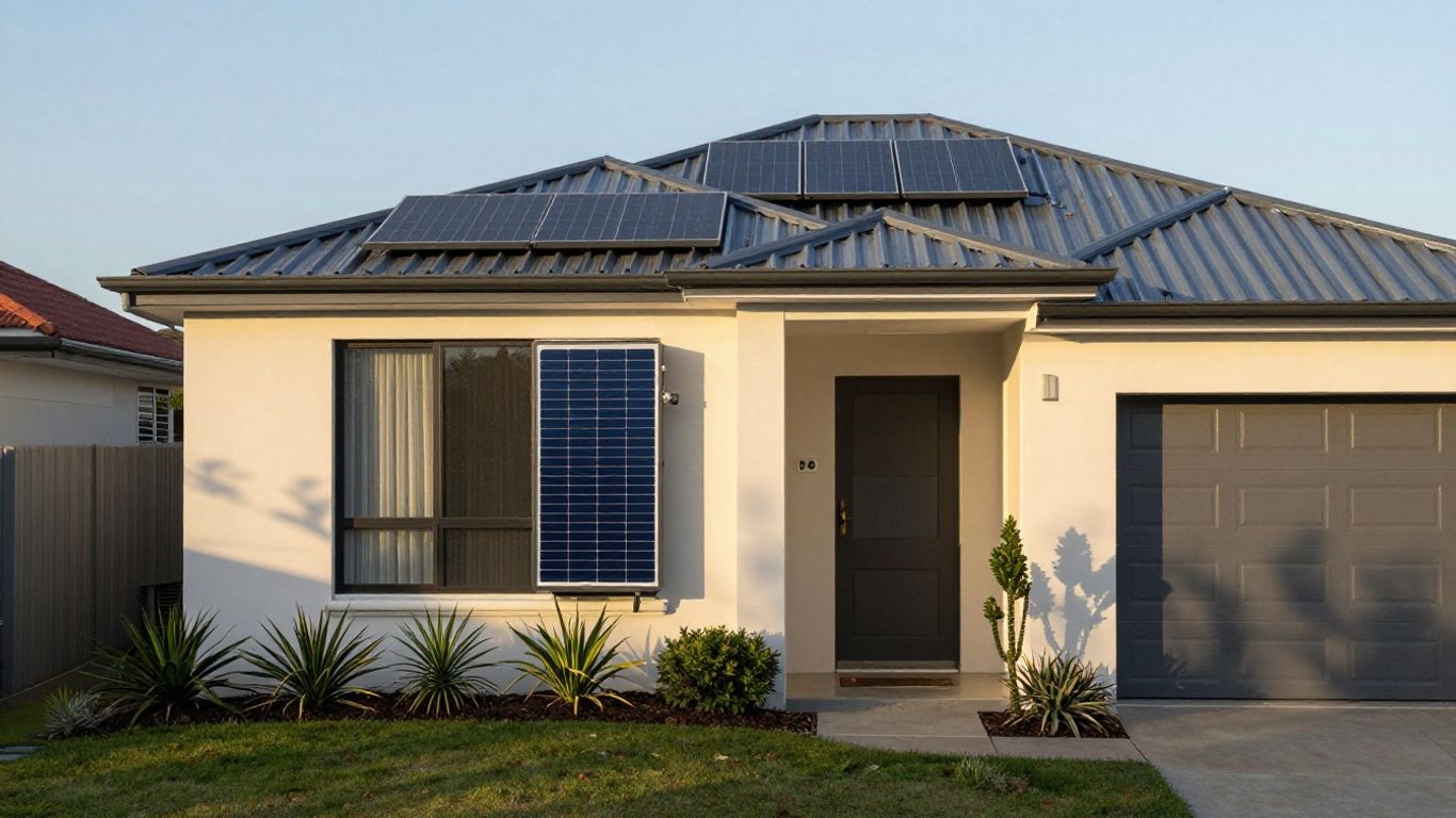 Australian home solar panels and battery