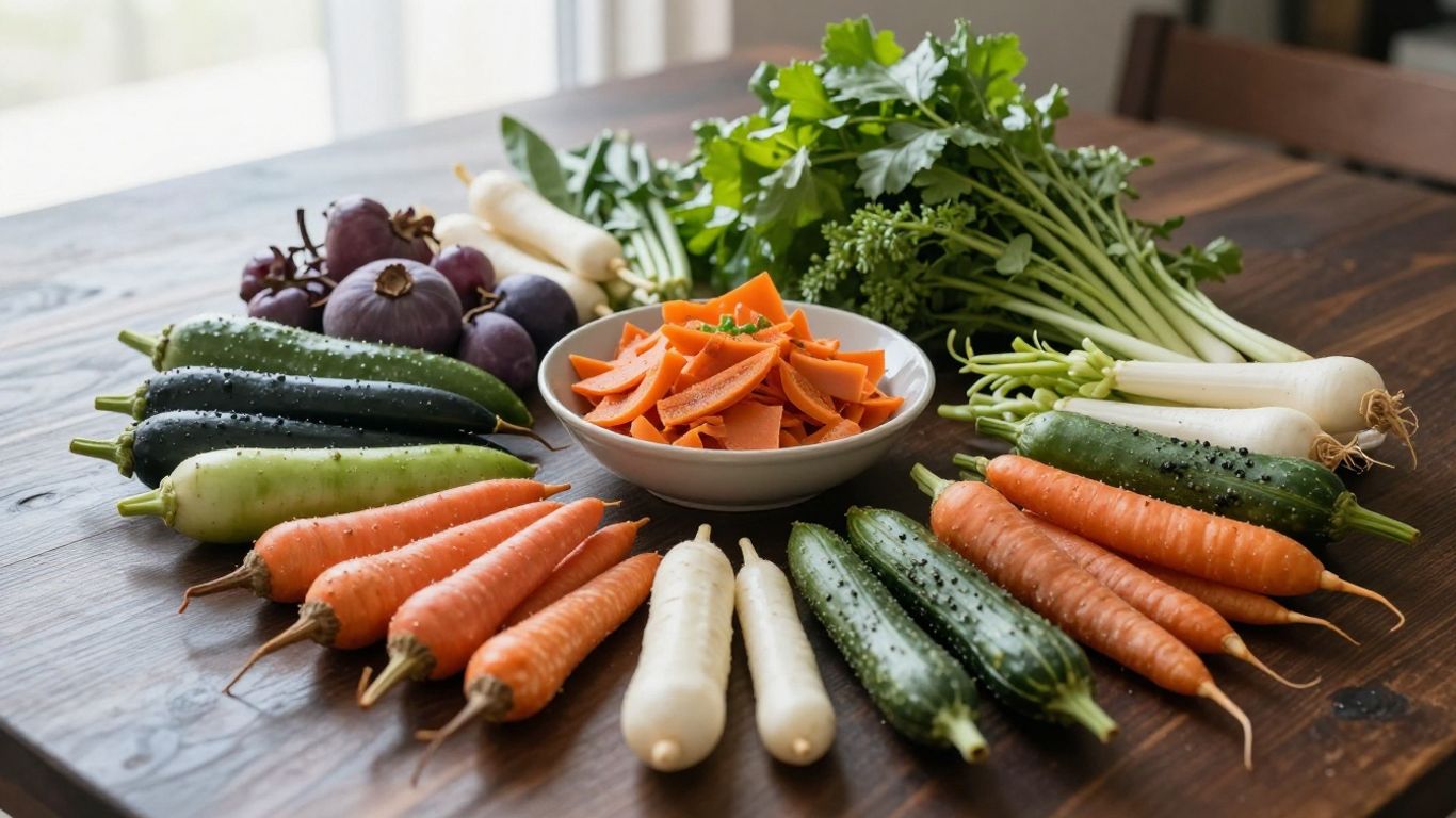 Alimentação nutritiva colorida