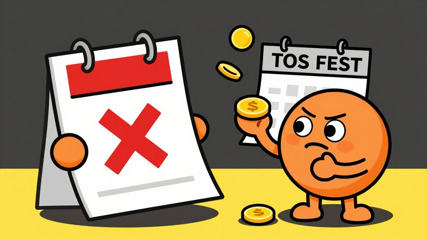 Cartoon character avoiding loan late fees with coins.