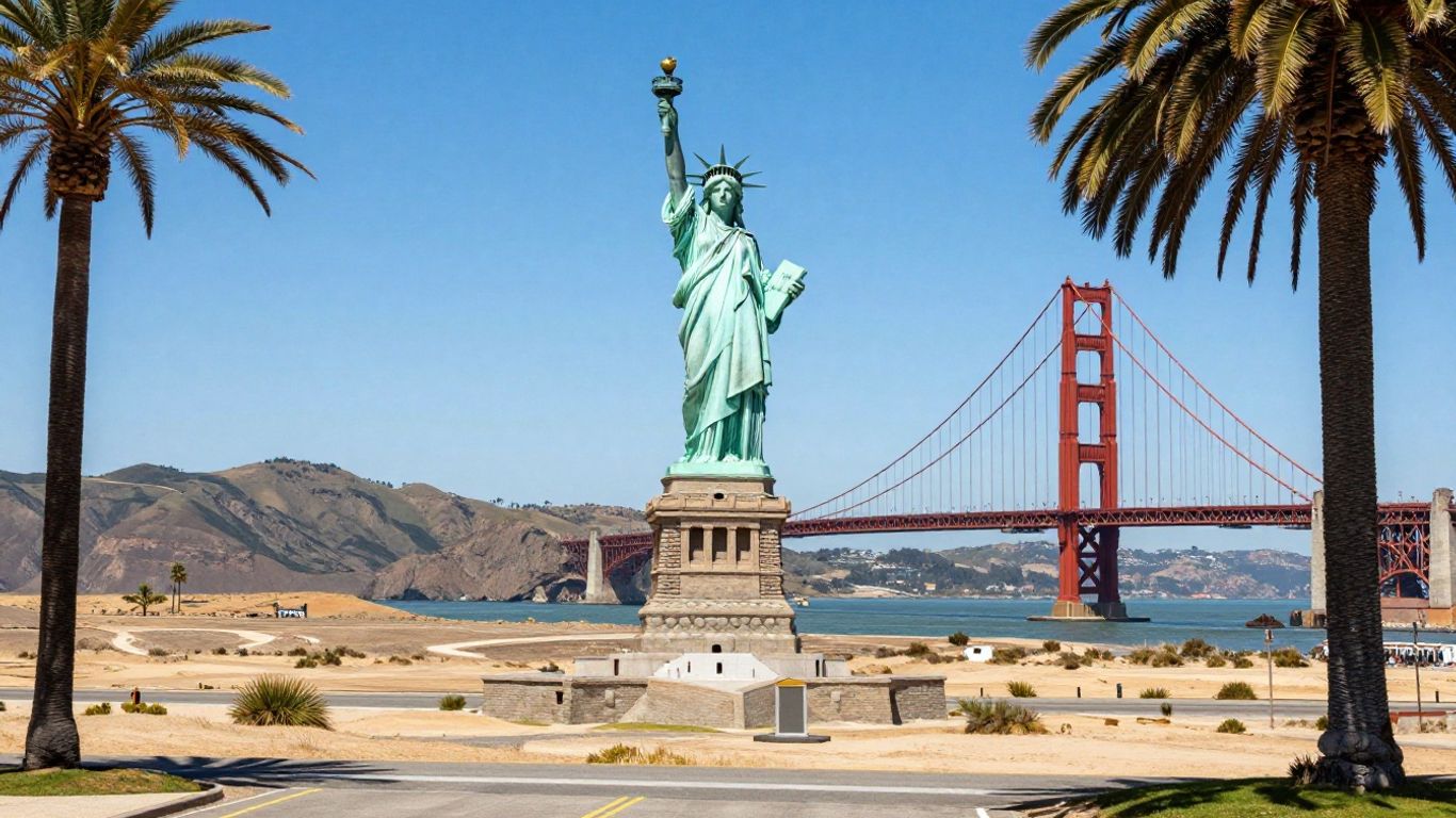 Paysages emblématiques des États-Unis pour un voyage d'un mois.