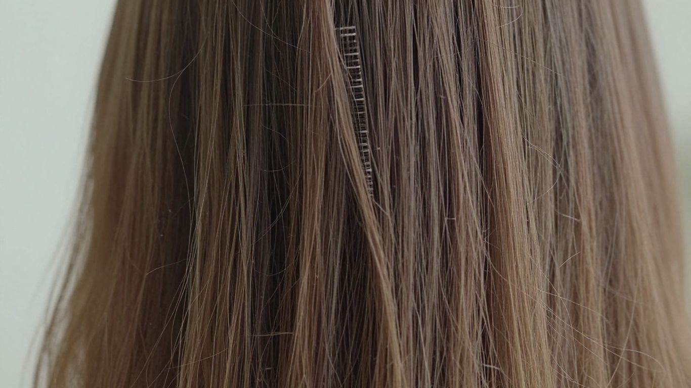 Detangling mixed hair with a comb