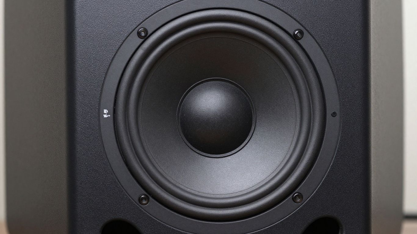 Kali Audio IN-5 coaxial studio monitor speaker.