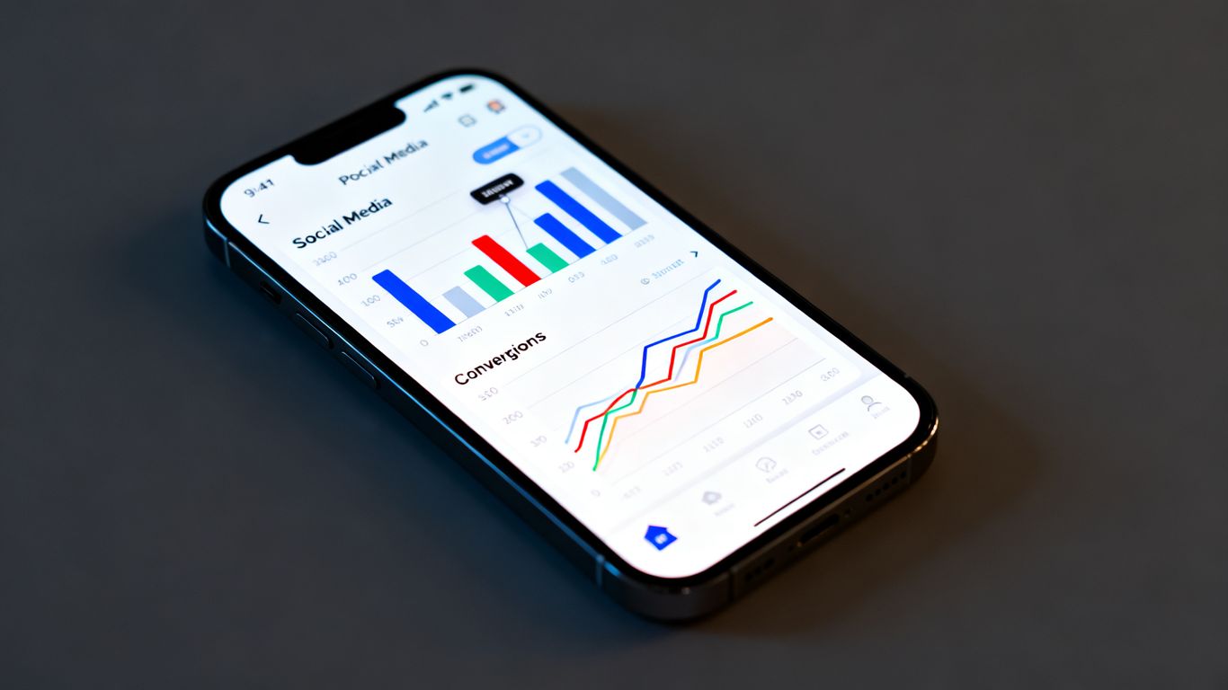 Analytics dashboard showing key performance indicators