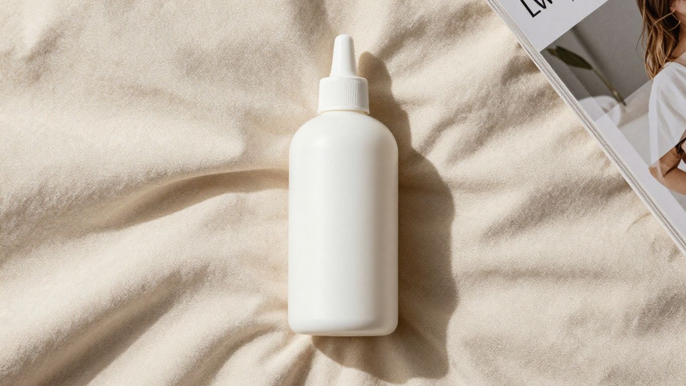 Lubricant and personal device on clean fabric
