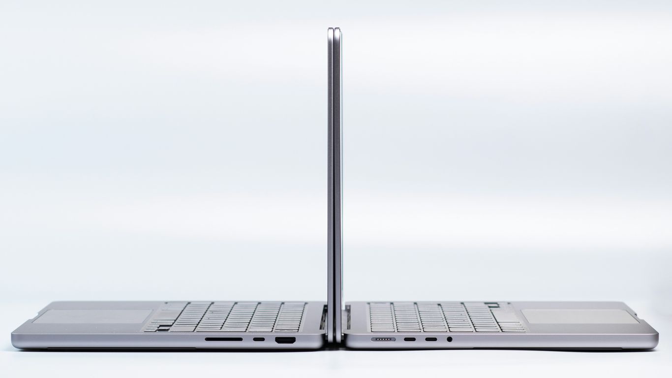 a silver laptop with a black keyboard