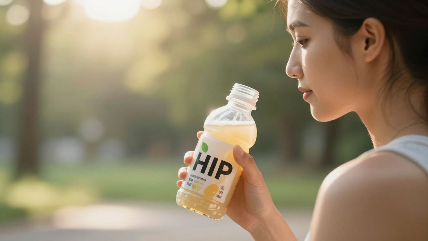 Person considering bHIP bottle for recovery journey.
