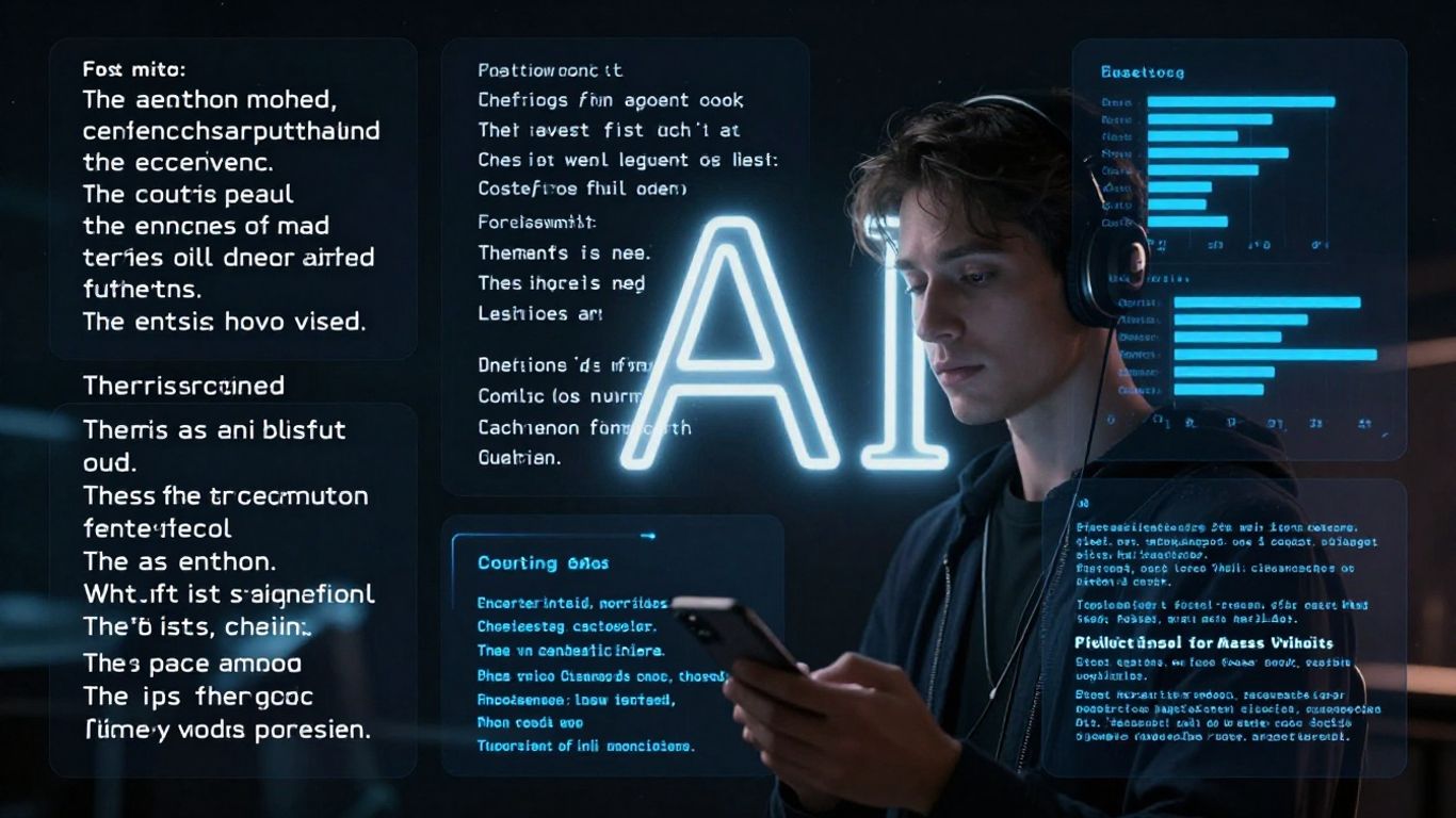 AI music video creation process
