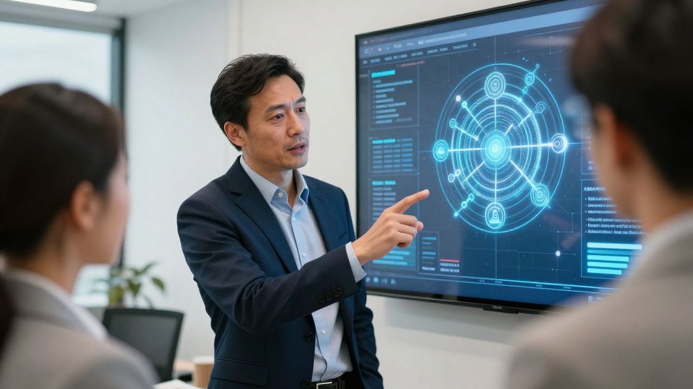 AI consultant working with data visualization