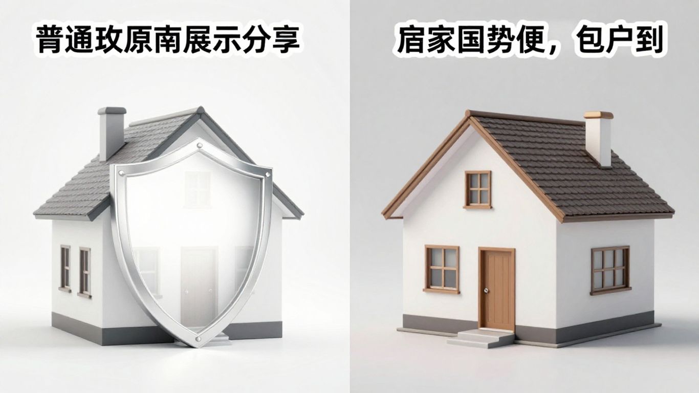 Comparación visual de seguros de hogar: Tuio vs Caser.