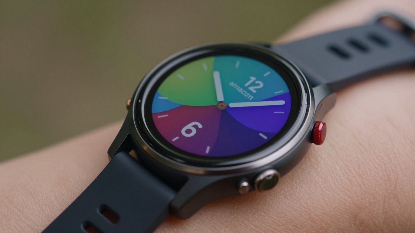 Amazfit Bip 6 smartwatch with vibrant display