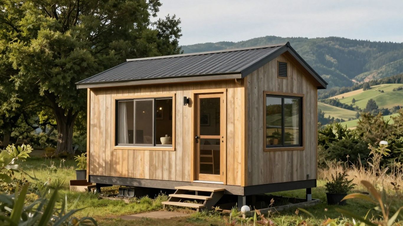 Tiny home in scenic Oregon landscape