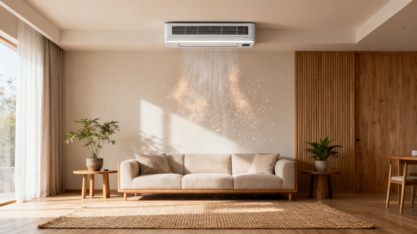 空調與室內植物的結合