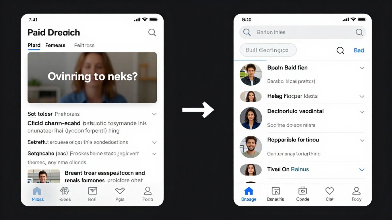 Paid ads and organic search results side-by-side