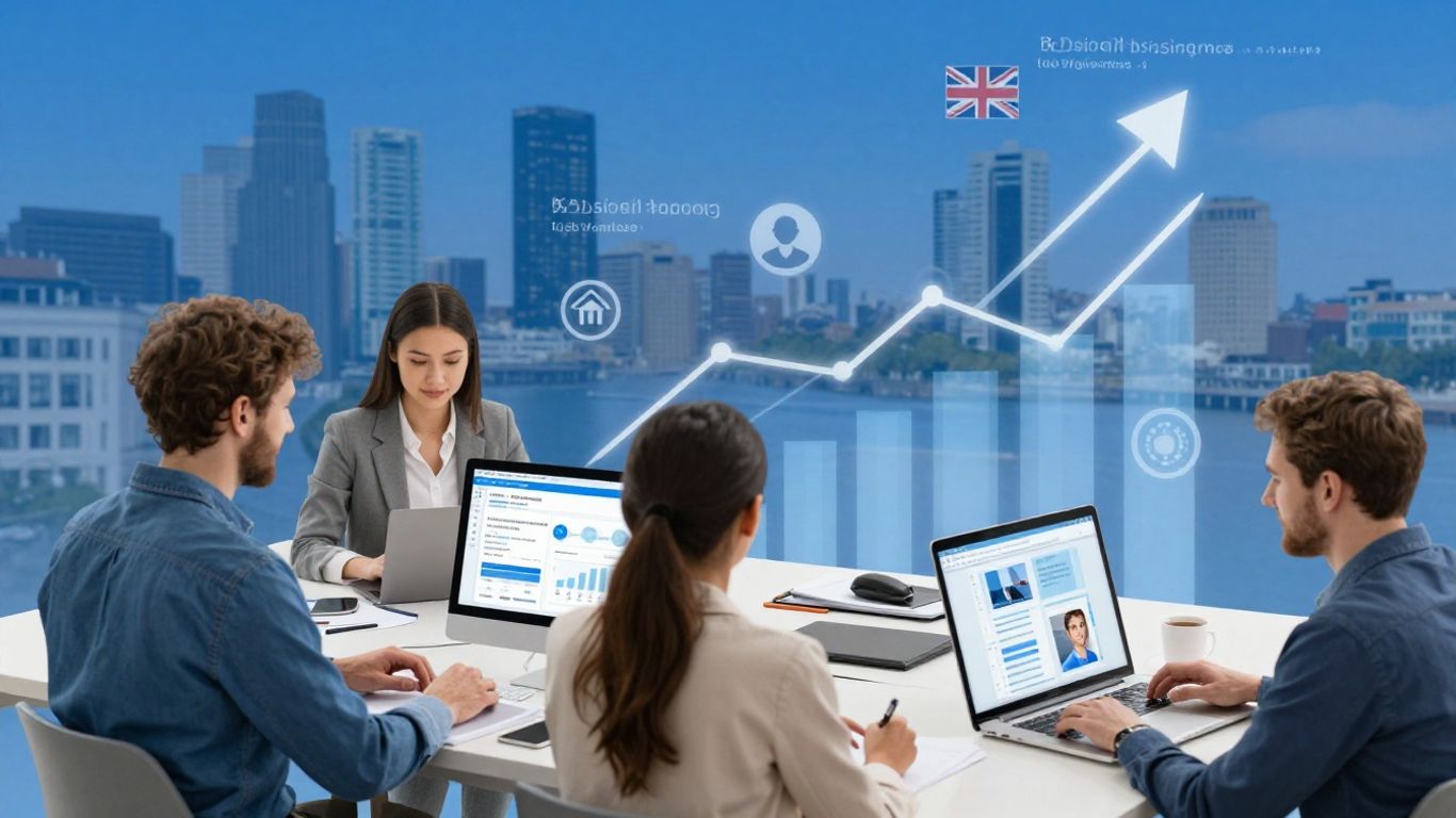 Business growth and customer engagement in the UK.