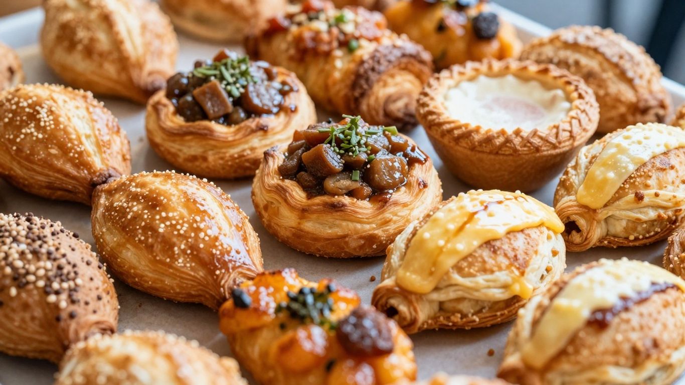 Assortment of French street food beyond croissants and crepes.