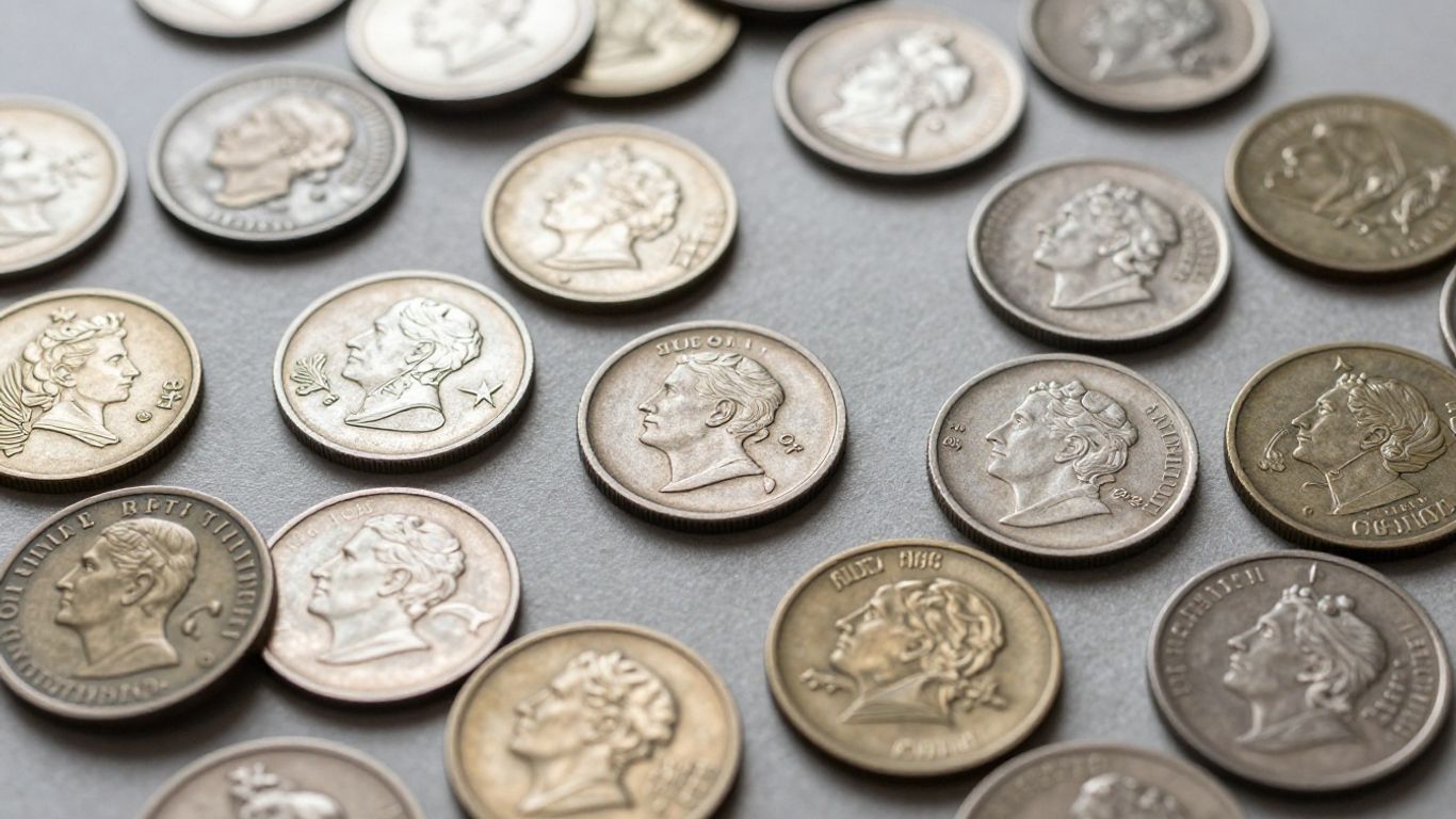 Counterstamped coins, tokens, and medals for collectors.