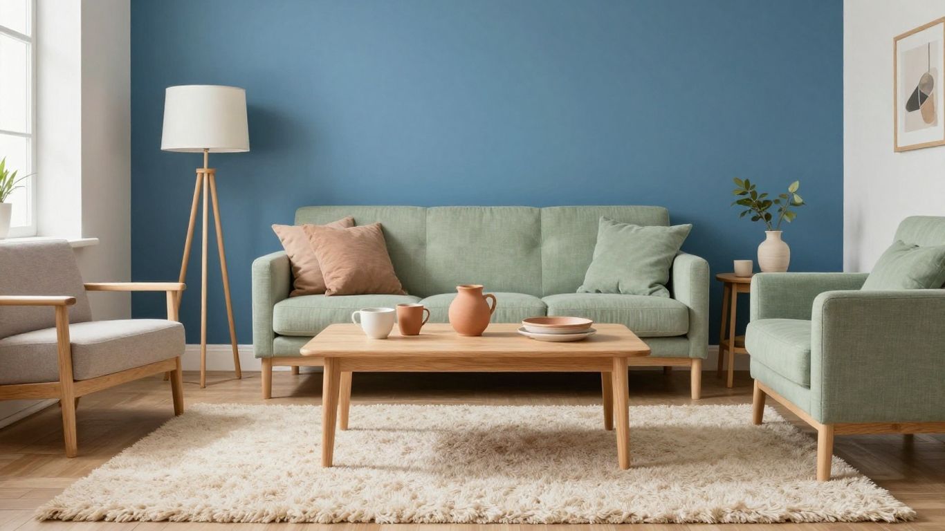 Palette de couleurs 2027 dans un intérieur familial