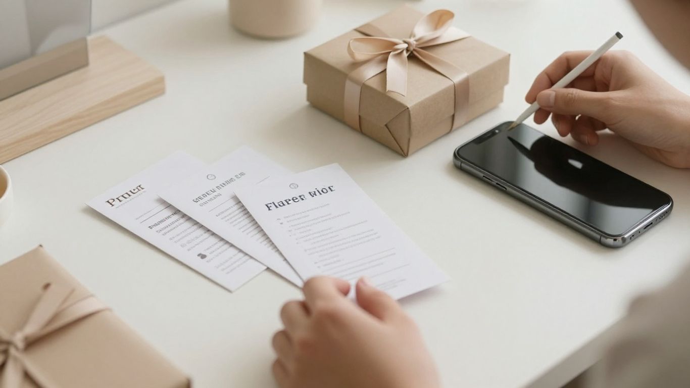 Contest lead generation. A thoughtful contest prize beside a smartphone