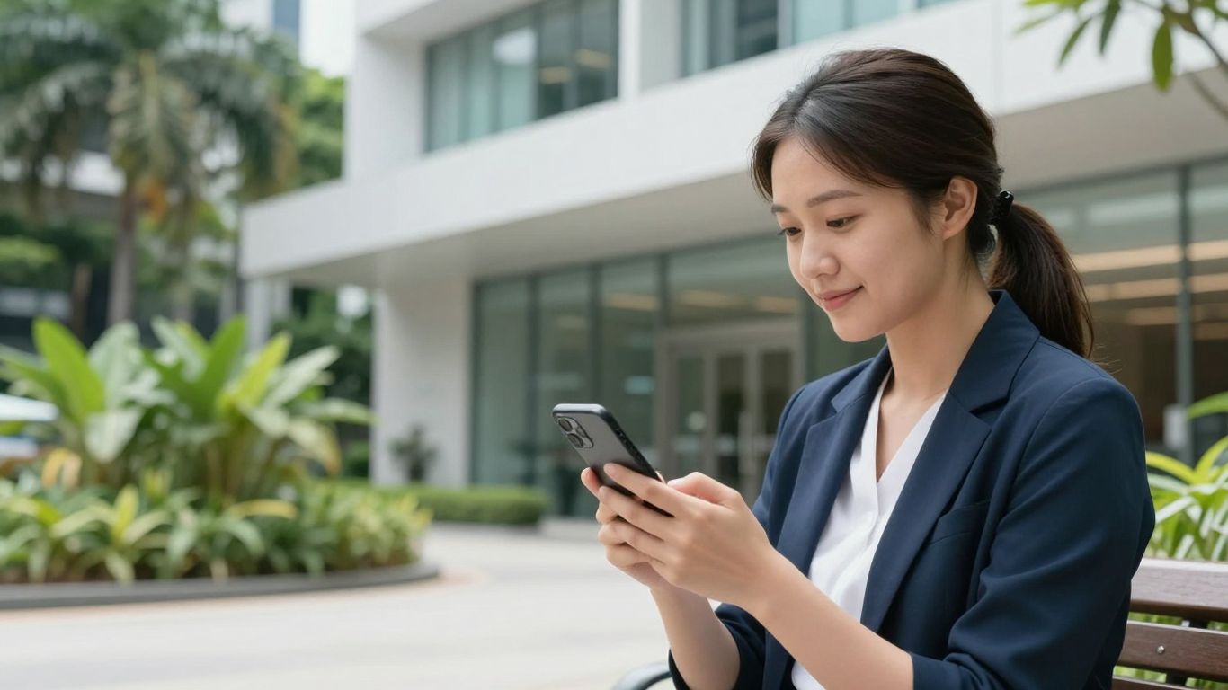 Mobile patient searching for a Singapore clinic