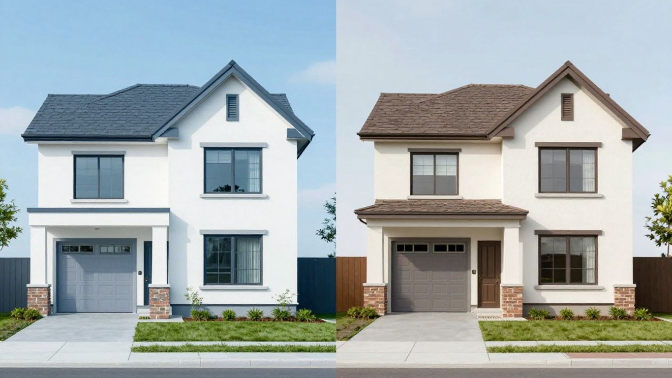 Casas comparando seguros de hogar Tuio y BBVA Allianz.