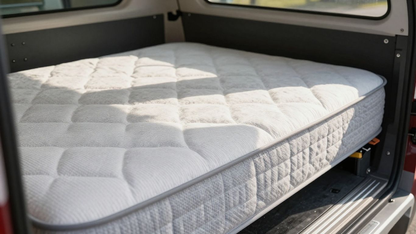 Custom truck sleeper cab mattress