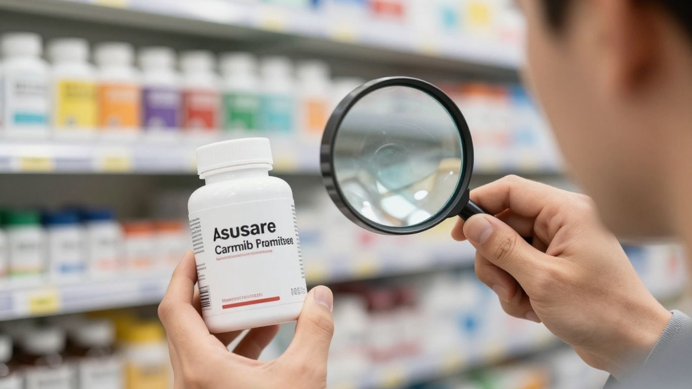 Imagen de un consumidor analizando la etiqueta de un producto