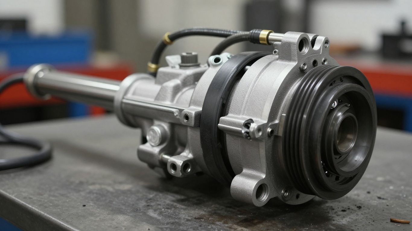 Hydraulic steering pump and rack assembly