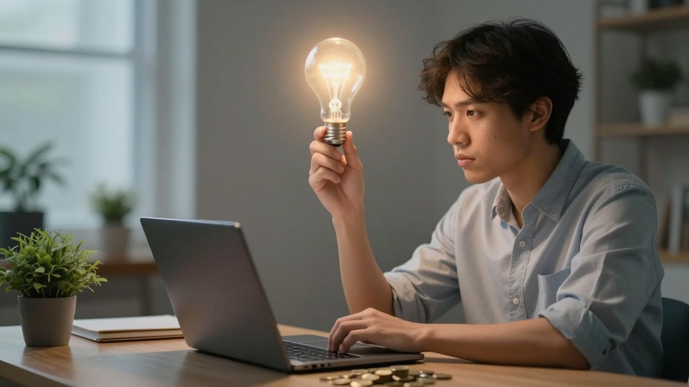 Beginner affiliate marketing journey with potential earnings.