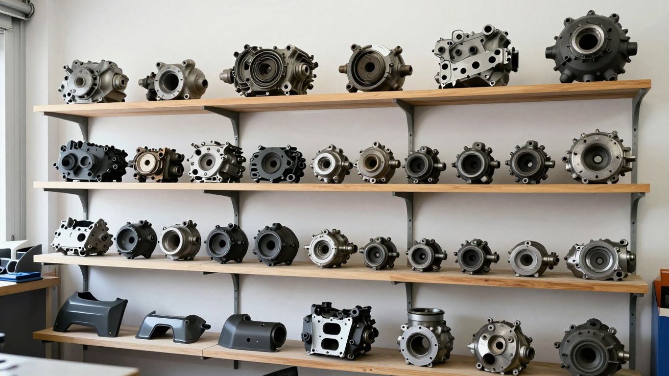 Genuine second hand BMW parts in a workshop