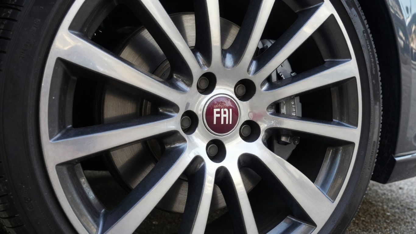 Shiny Fiat alloy wheels and rims for sale.