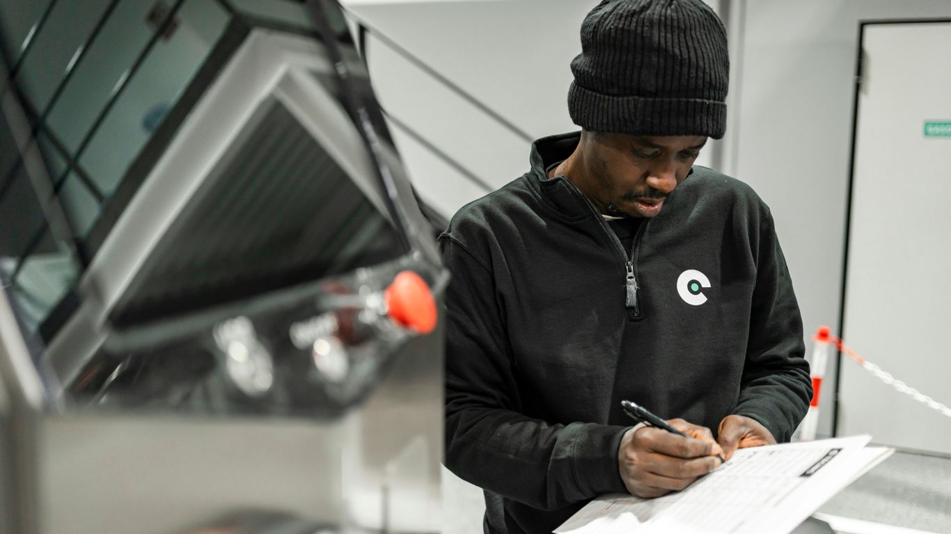 Importer reviewing product specifications