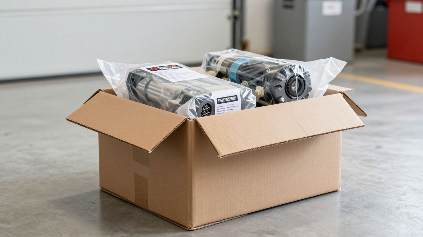 Online parts shipping containers
