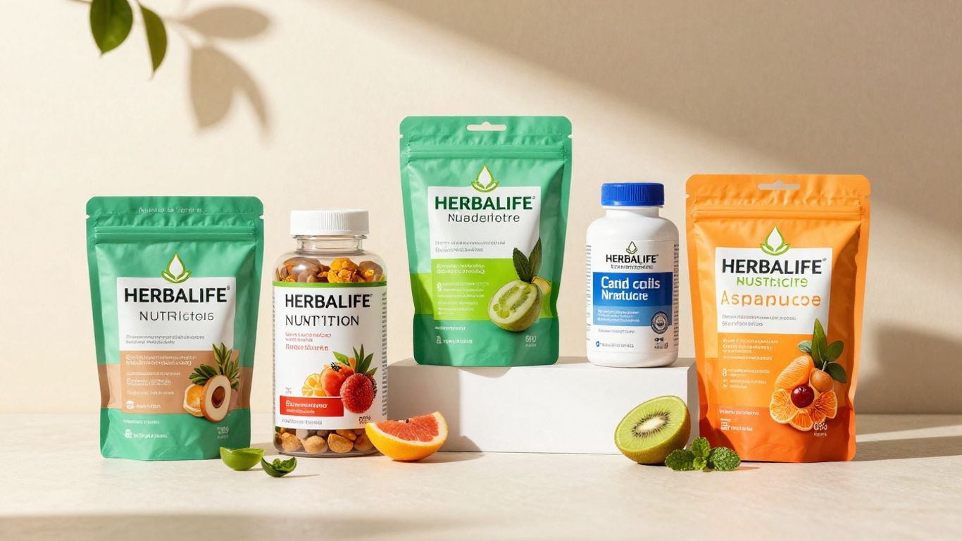 Herbalife products displayed in Australia