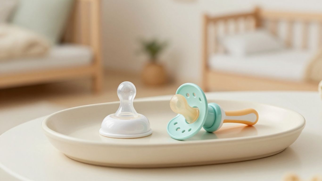 Accesorios de bebé esterilizados cuidadosamente