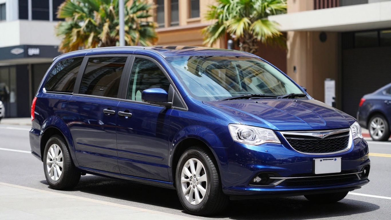 Chrysler Grand Voyager parked on a Sydney street.