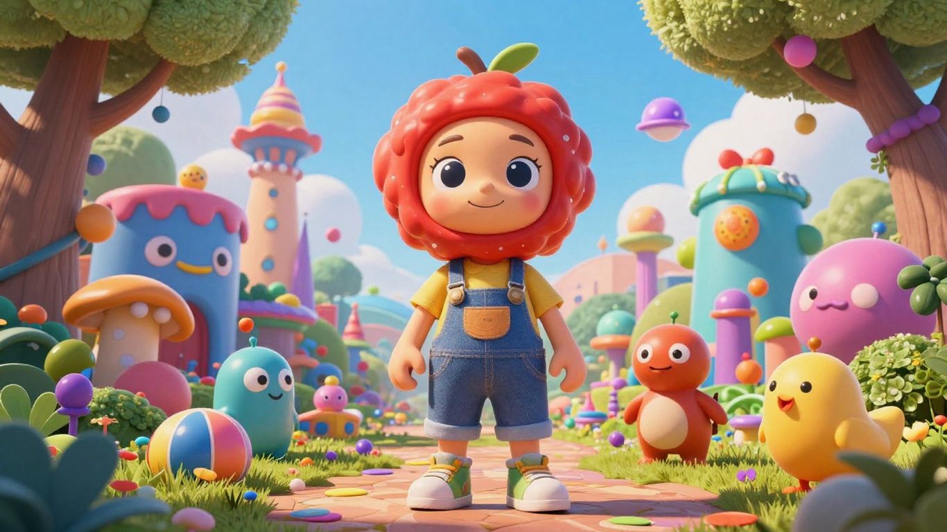 AI generated artistic image with vibrant colors