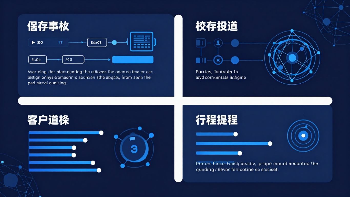 Technical illustration of network connections and data flow.