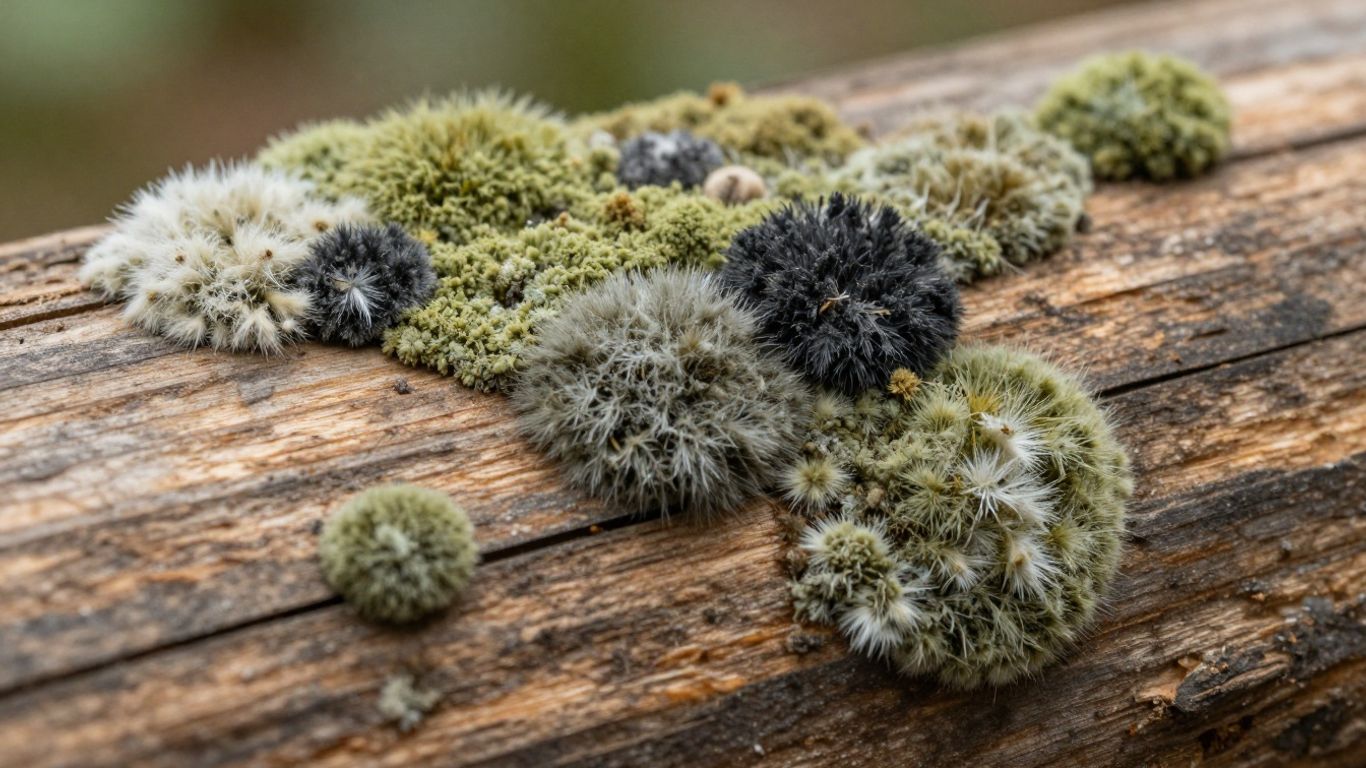 Wood with mold growth