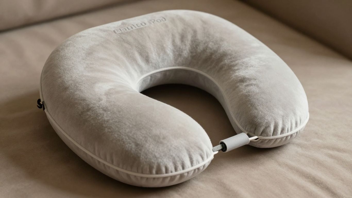 Pluto Pod travel neck pillow for ultimate comfort.