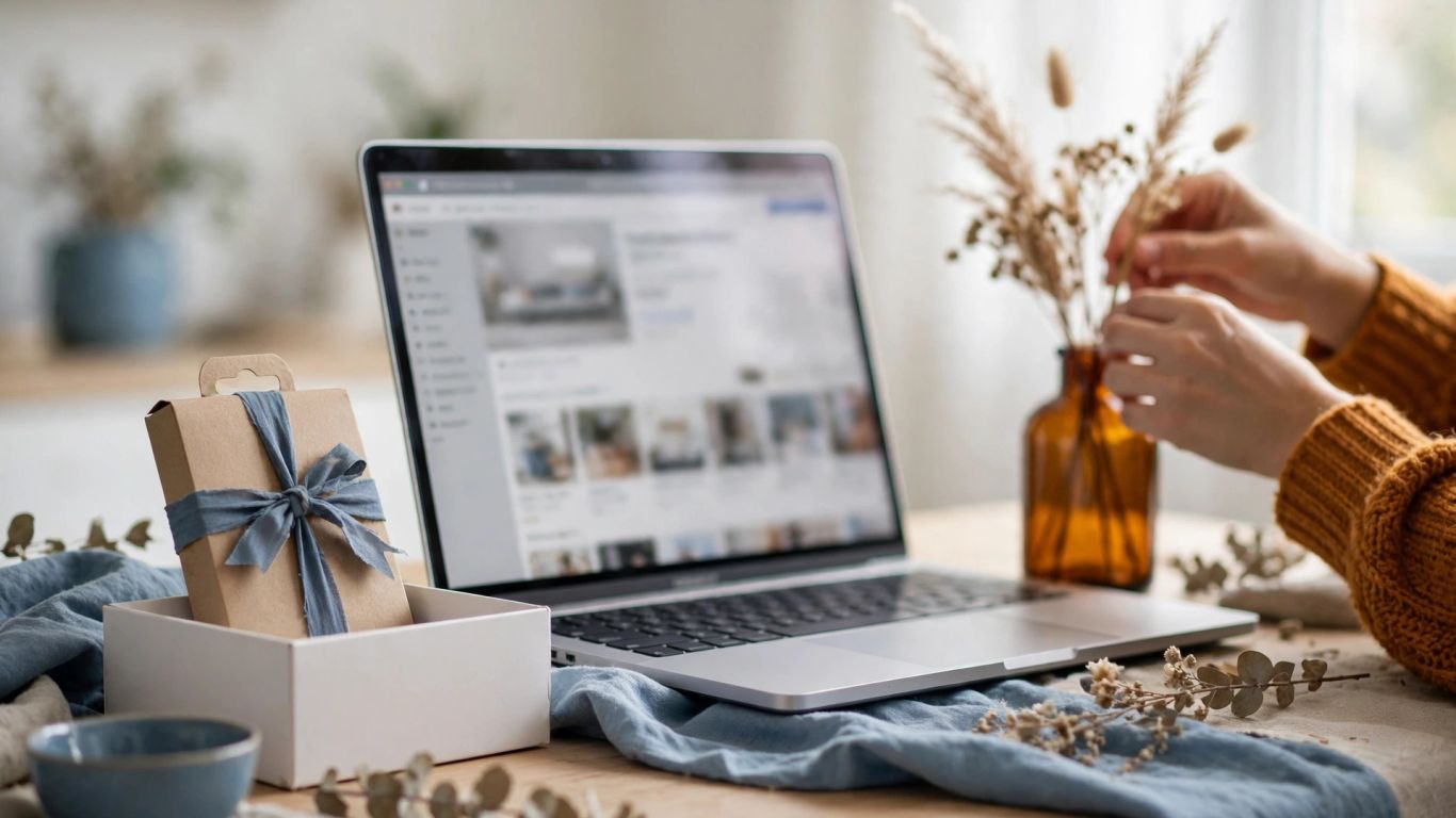 Product listing displayed beside an available item