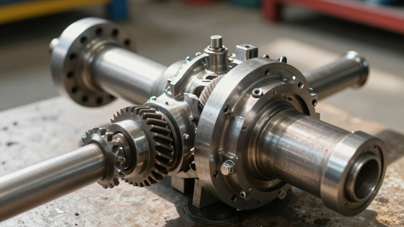Used Mini Cooper Countryman differential and axle parts.