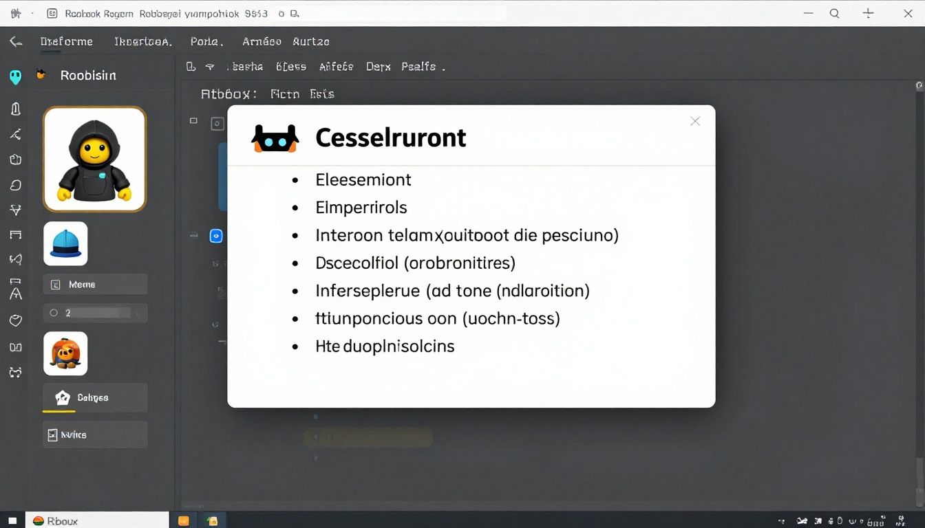 Interface de construção no Roblox mostrando diferentes objetos e scripts sendo organizados